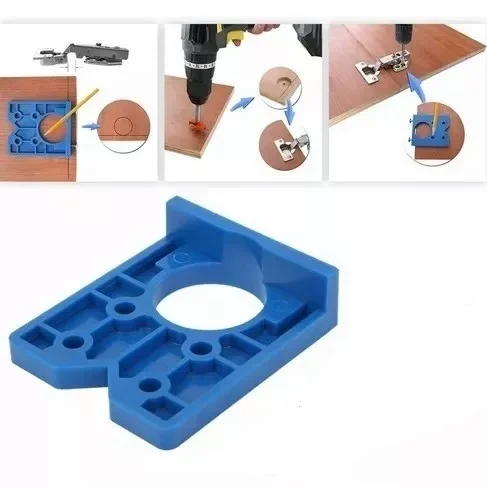 PLANTILLA PARA BISAGRA ESCODIDA PLASTICA